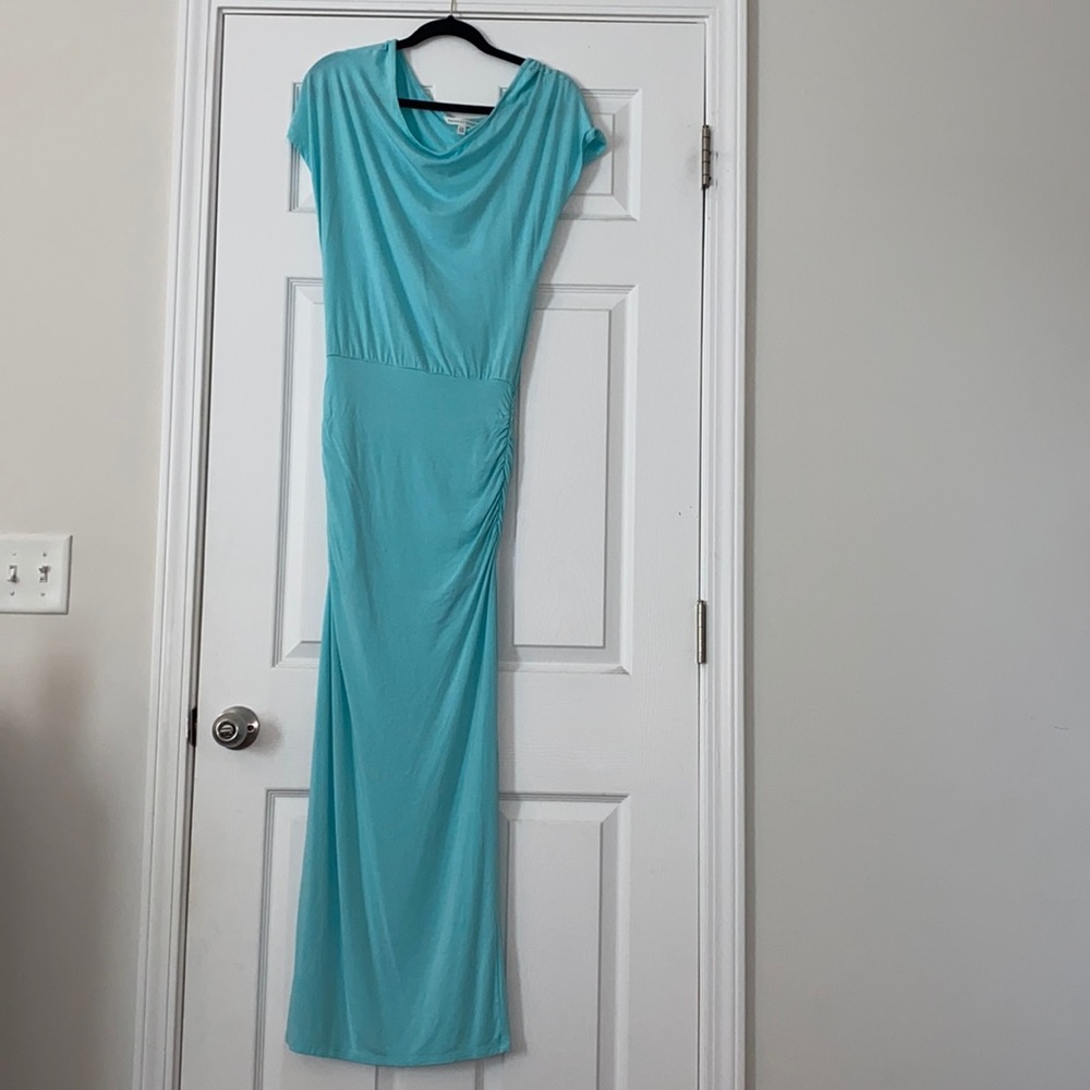 Victoria’s Secret long Maxi Coral blue dress